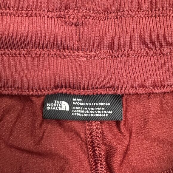 The North Face Aphrodite 2.0 Capri Pants Womens Medium Red Ruched Outdoor Hiking - Picture 6 of 15